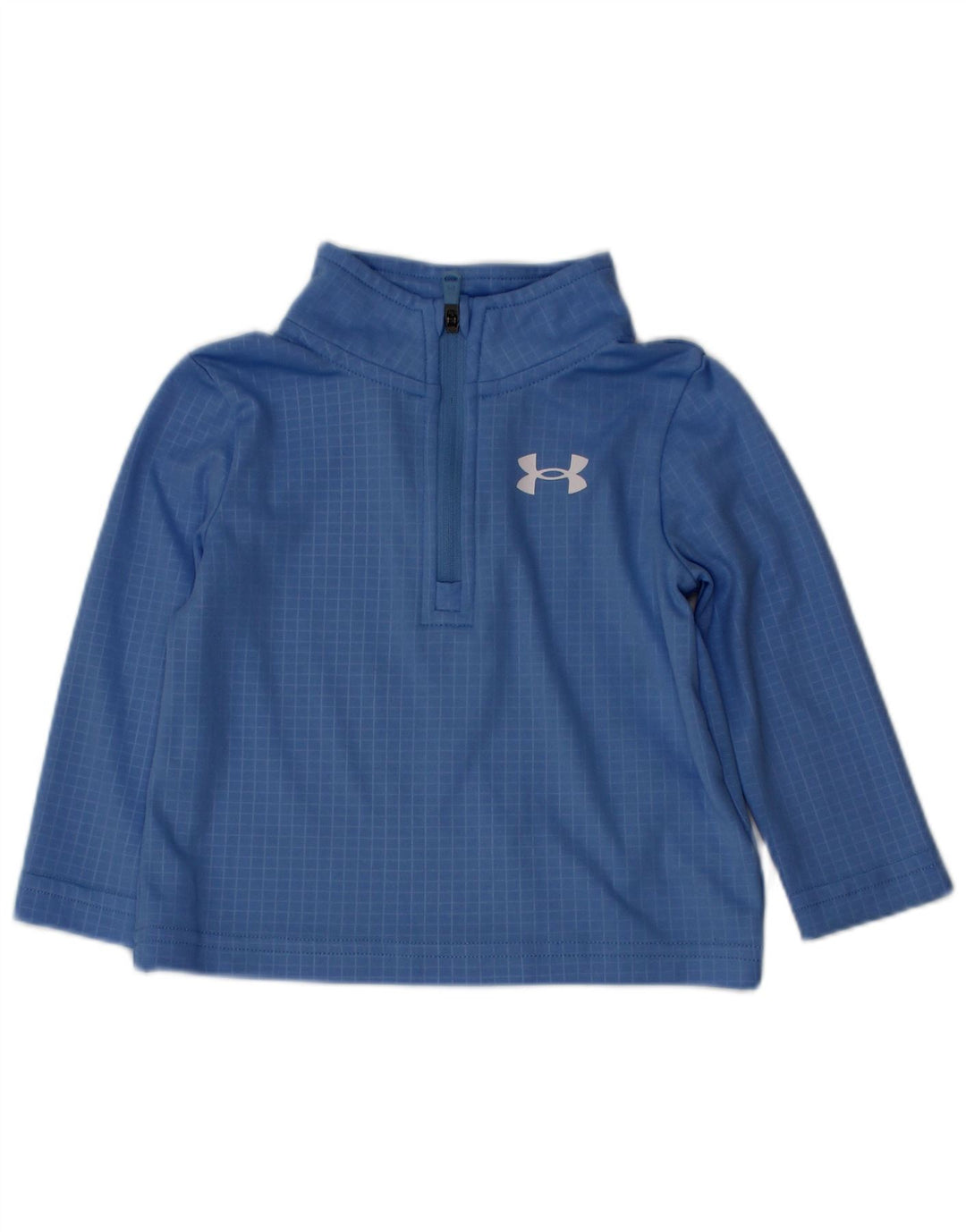 Пуловер, спортивный костюм Under Armour для маленьких мальчиков, 6–9 месяцев, синий в клетку