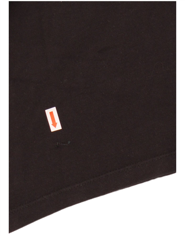 Мужская рубашка-поло LEE среднего размера, черная, хлопок