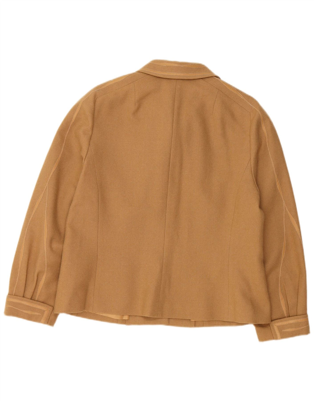 Женский пиджак COJANA на 4 пуговицах, Великобритания, 16, большой, бежевый, шерстяной