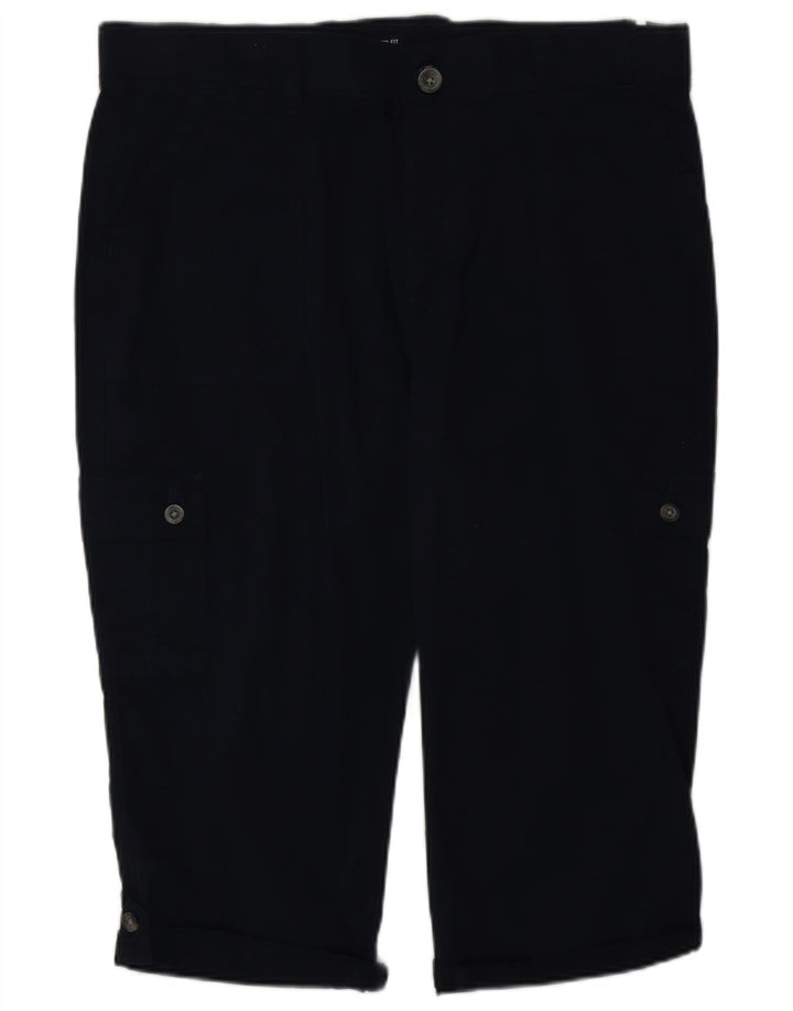 Lee женские брюки-капри США 16 2XL W38 L19 темно-синие хлопковые