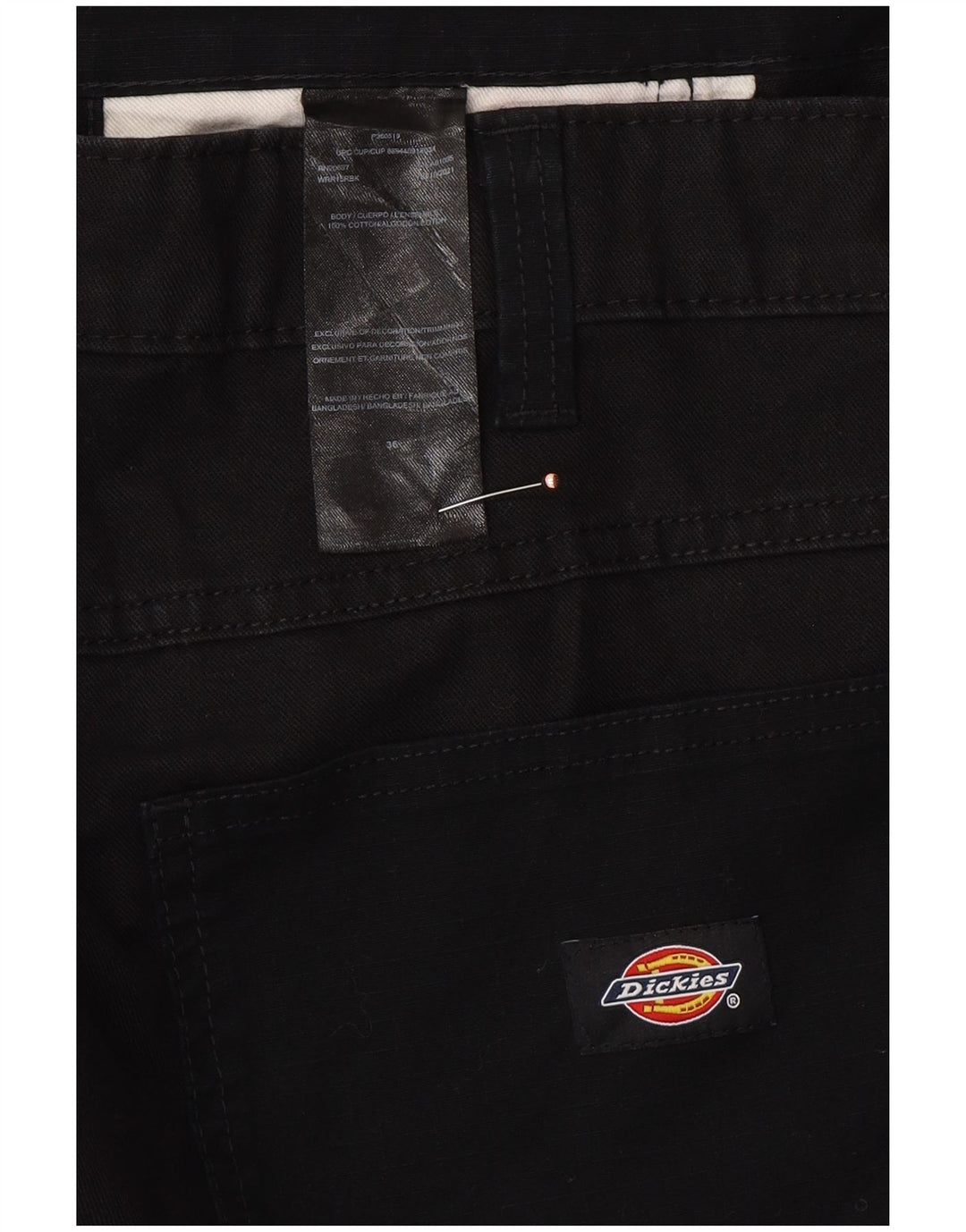 Мужские шорты чинос DICKIES W36, большие черные, хлопковые