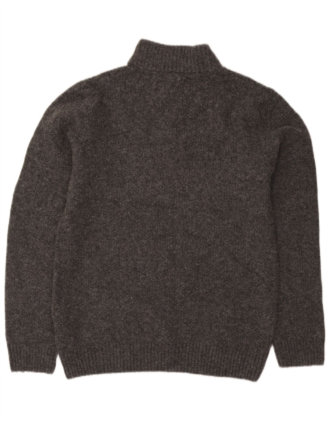 Crew Clothing Мужской джемпер с воротником на молнии, свитер XL, серая шерсть