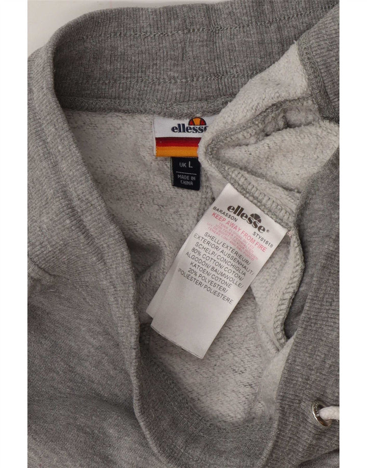 Мужские спортивные брюки Ellesse, джоггеры, большие серые, хлопок