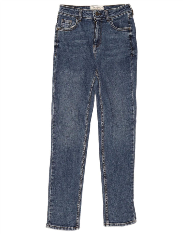 Женские узкие джинсы Fat Face Sway, Великобритания, 8, маленькие, W26 L27, синий хлопок