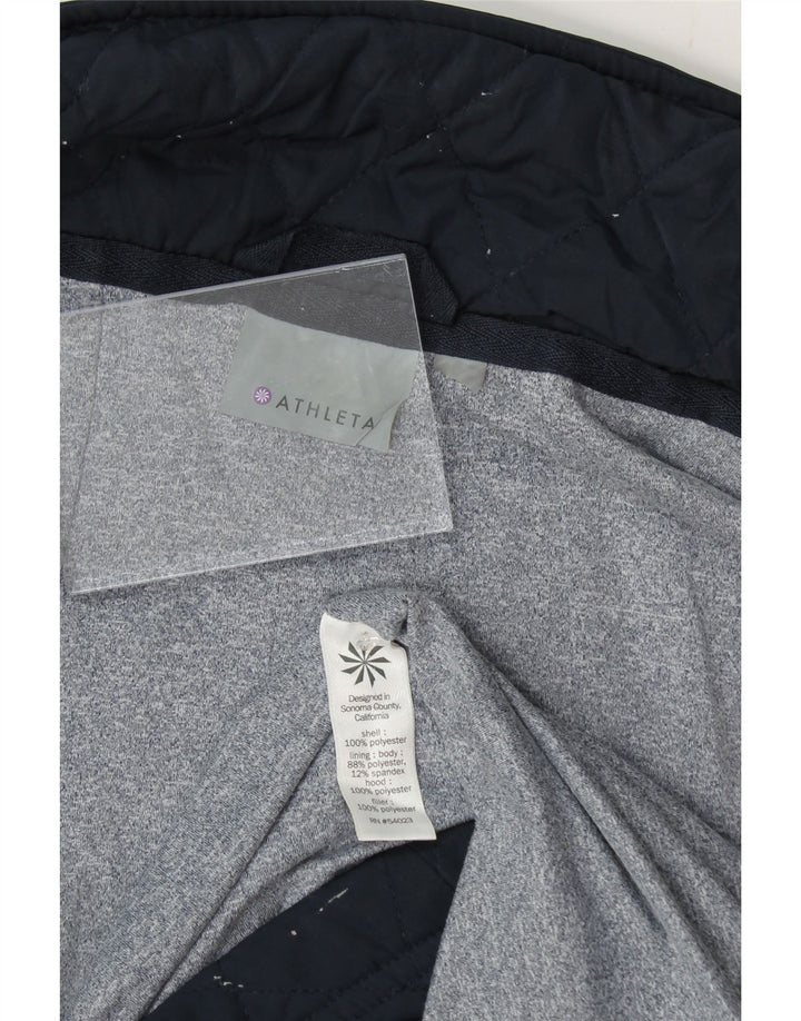 ATHLETA Womens Quilted Gilet UK 18 XL Navy Blue Polyester Vintage Athleta and Second-Hand Athleta from Messina Hembry 