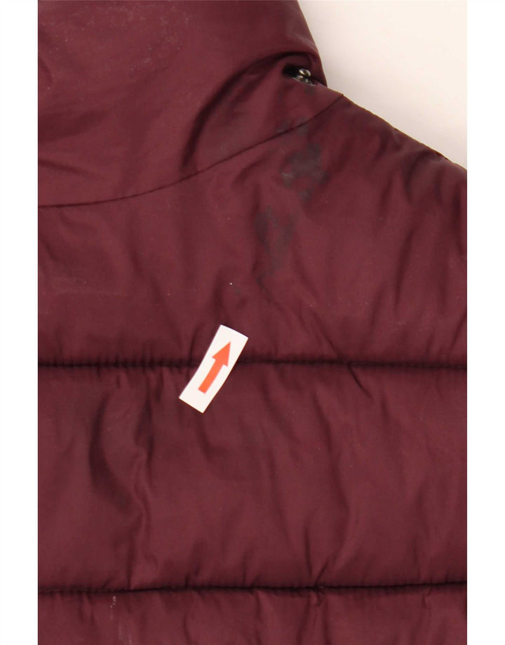 Женская стеганая куртка Monsoon UK 18 XL, бордовый нейлон
