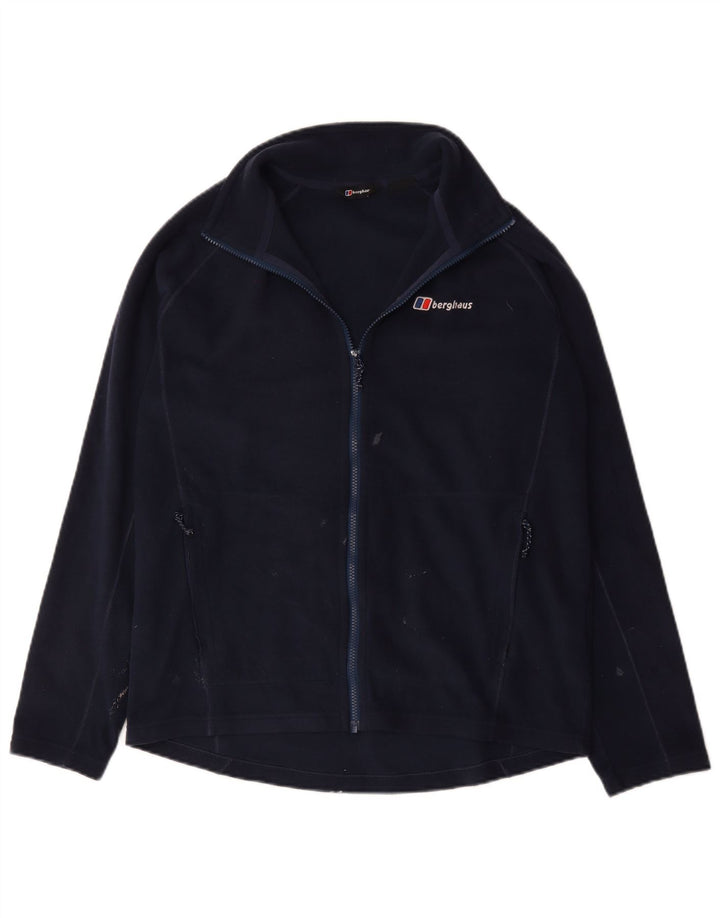 Мужская флисовая куртка Berghaus UK 40, большая темно-синяя, полиэстер
