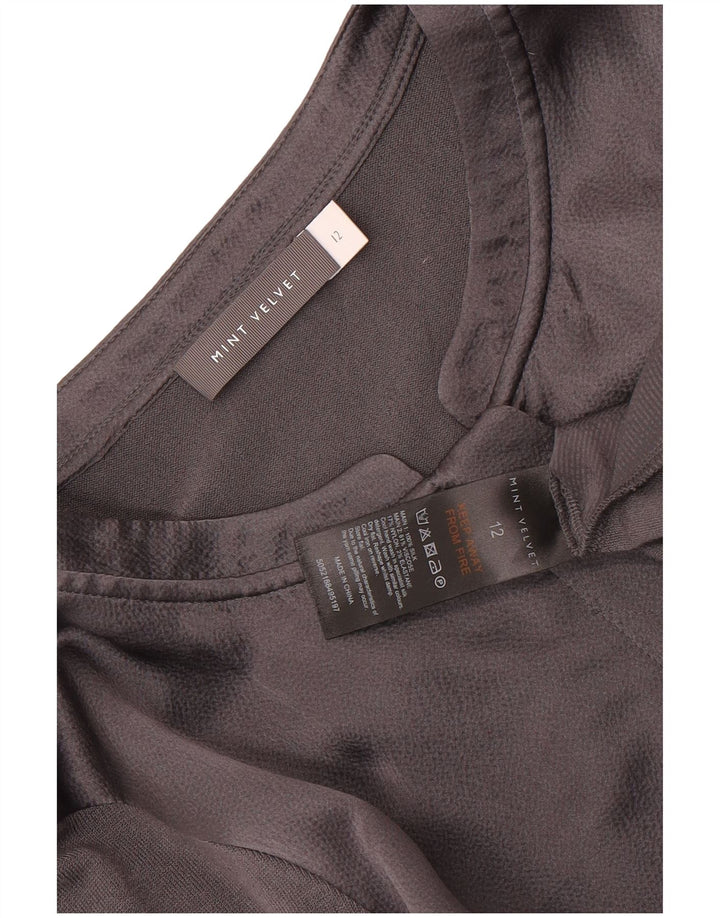 Женский спортивный костюм MINT VELVET, верхняя куртка UK 12, средний серый шелк