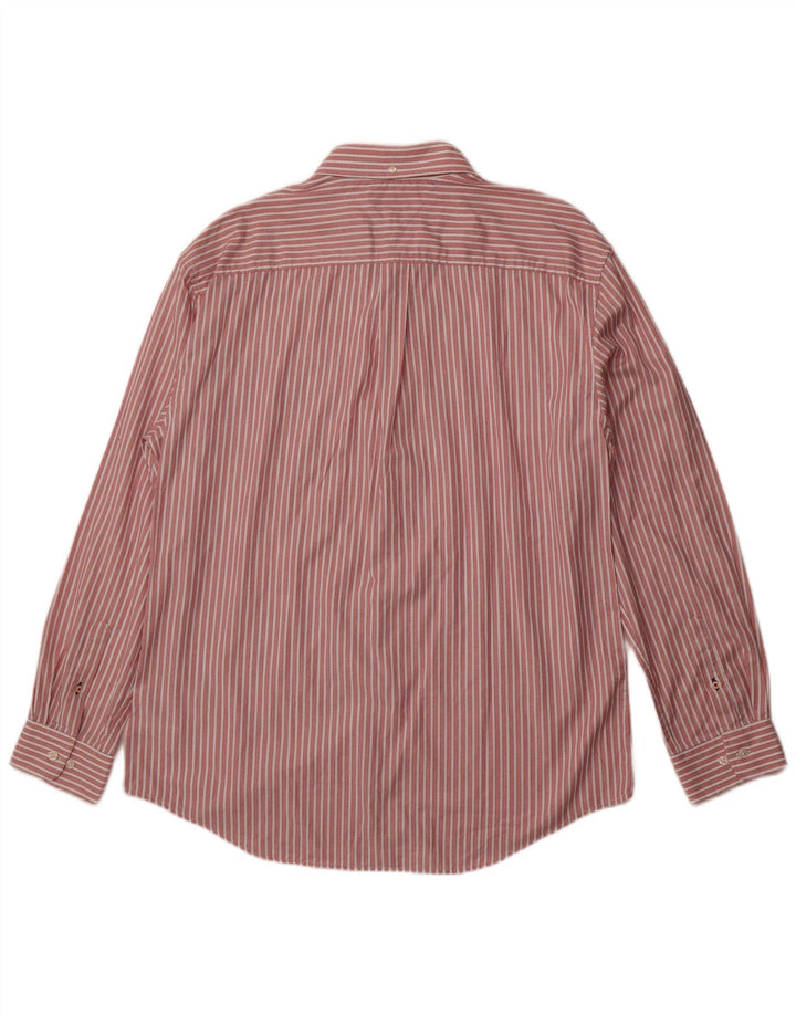 Мужская рубашка Tommy Hilfiger 2XL из хлопка в красную полоску
