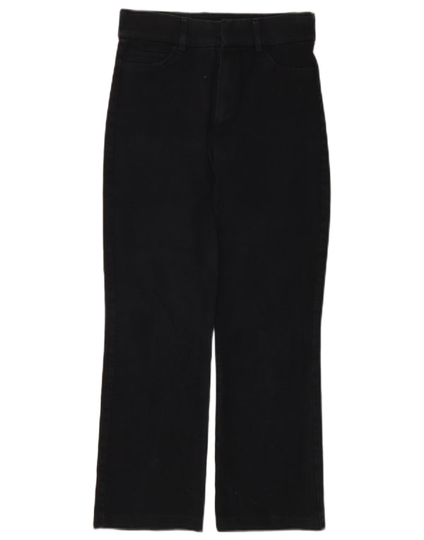 Женские укороченные джинсы Zara, маленькие W26 L24, темно-синие, хлопок