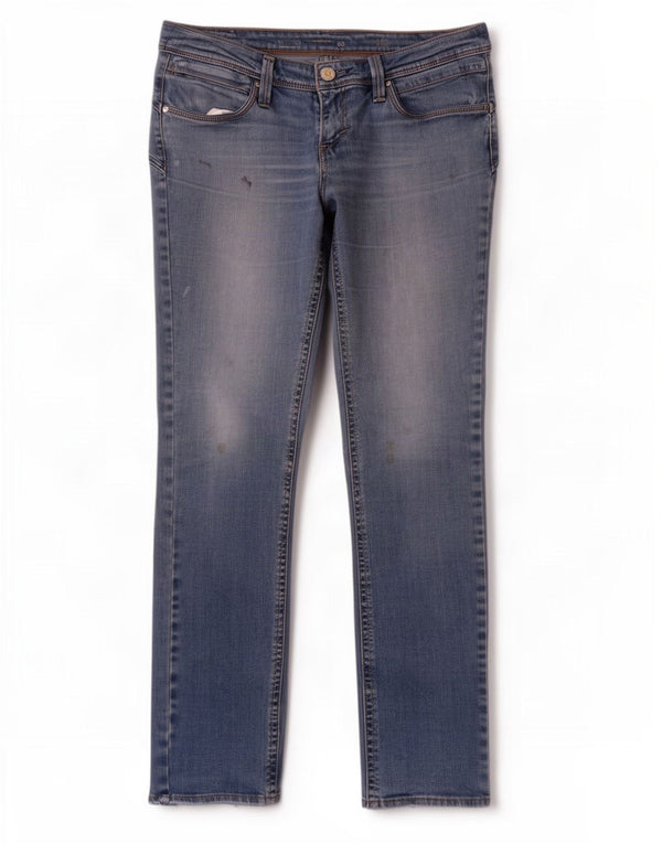 Женские прямые джинсы Levi's с низкой талией W32 L32, синий хлопок