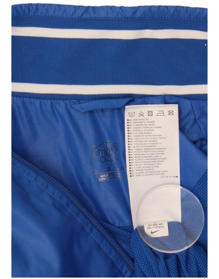 Мужская спортивная куртка с графическим рисунком NIKE XL, синий нейлон