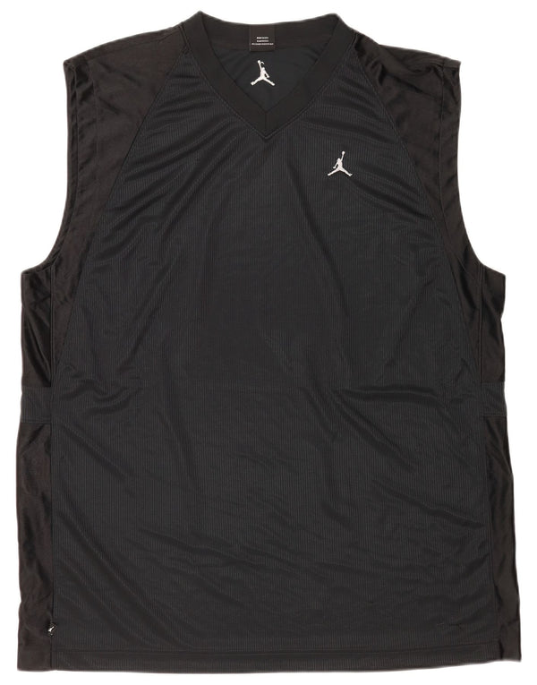 Мужской жилет Jordan UK 47/48 2XL, черный полиэстер