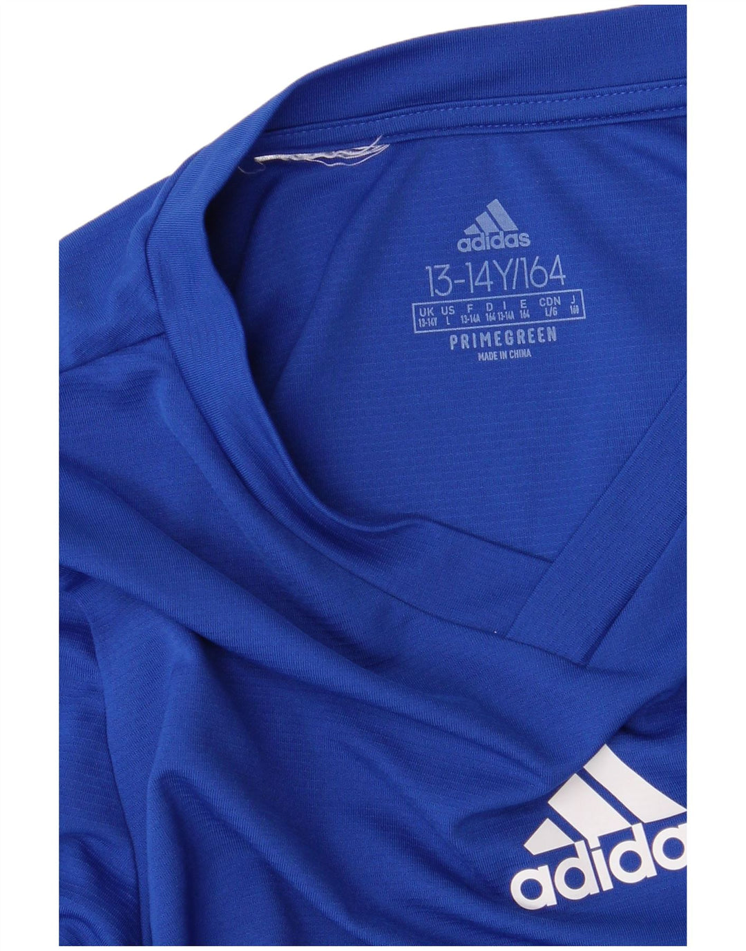 Adidas Футболка Aeroready для мальчиков с длинным рукавом 13-14 лет, синяя
