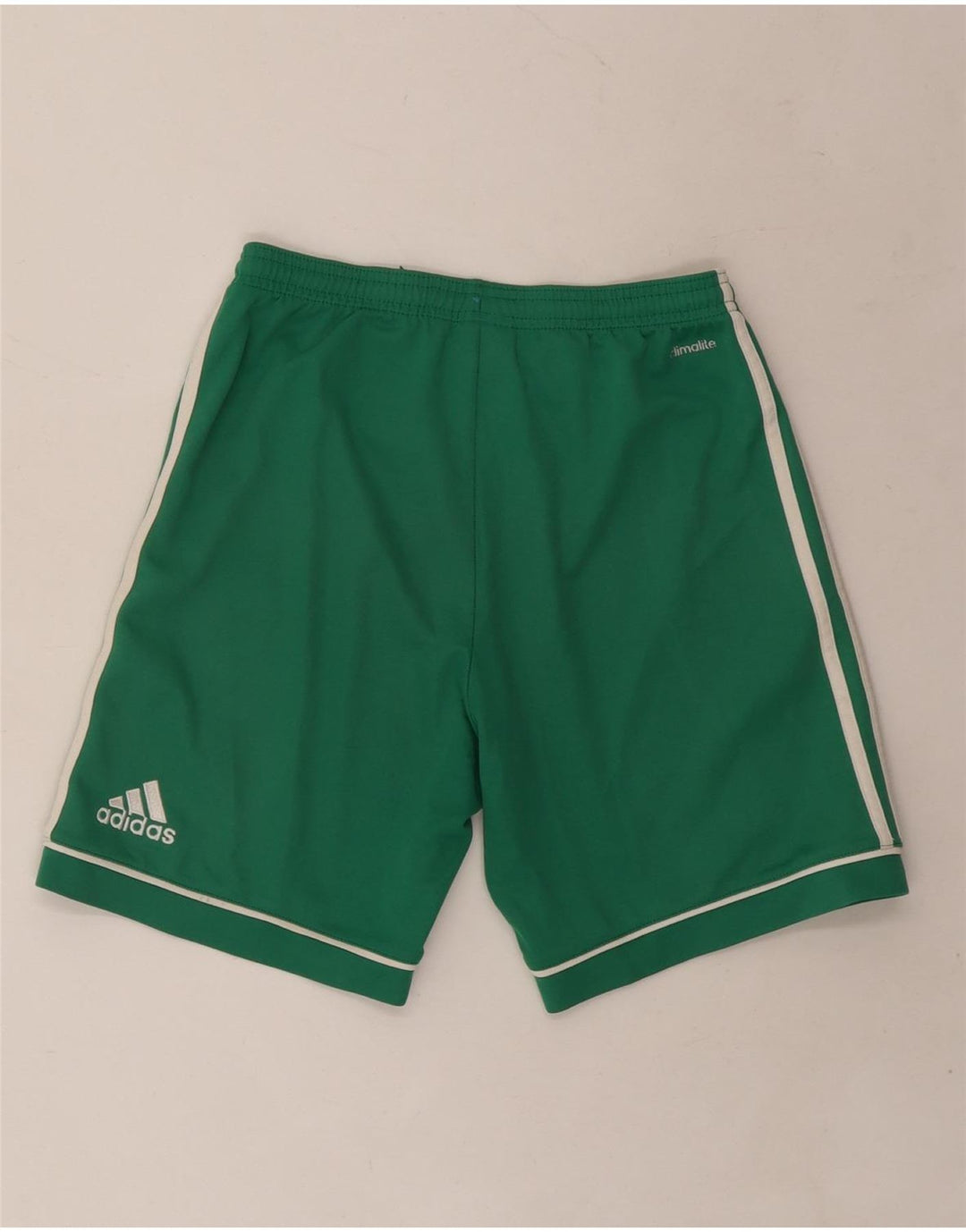 Спортивные шорты ADIDAS Climalite для мальчиков 13-14 лет, зеленый полиэстер