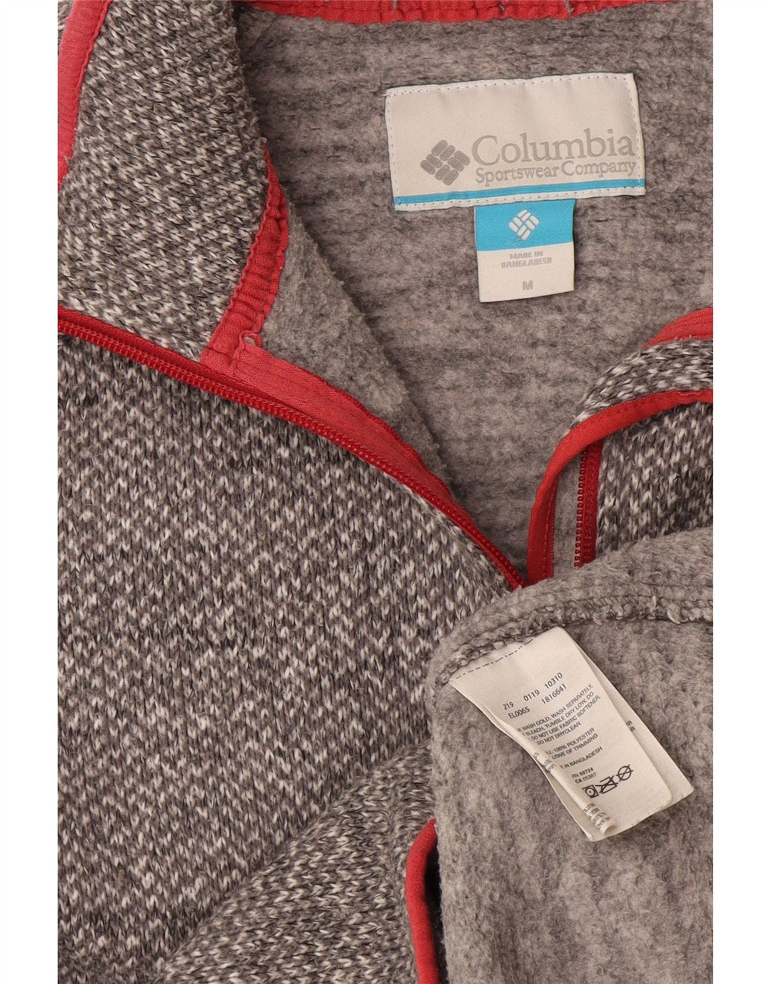 Женский спортивный костюм Columbia Top Jacket UK 14, средний серый полиэстер с крапинками