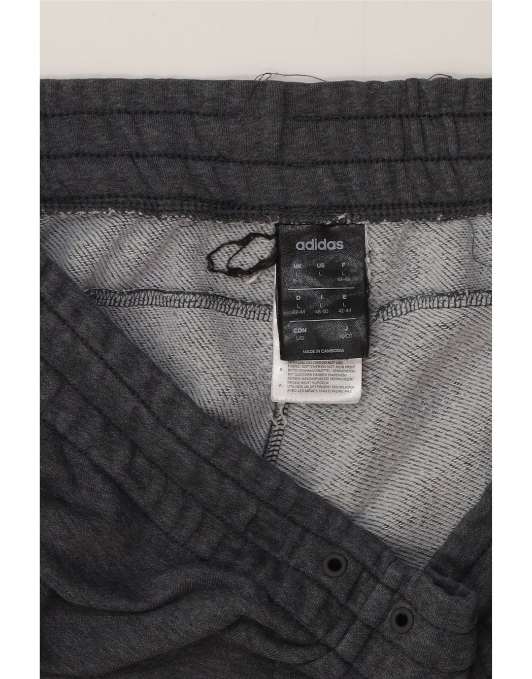 Женские спортивные брюки ADIDAS Joggers UK 16/18, большие серые в крапинку