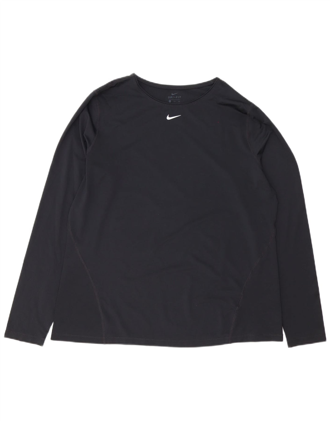 Мужской топ с длинным рукавом Nike 2XL, черный полиэстер, спортивные