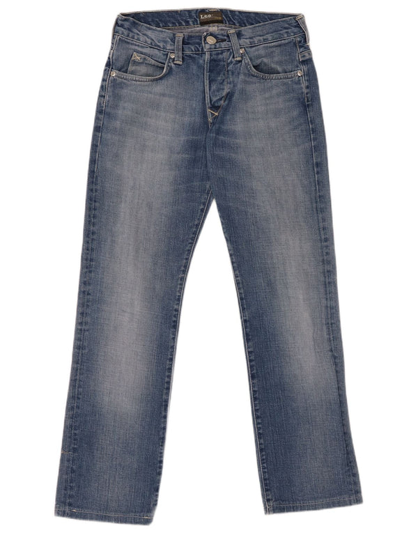 Женские прямые джинсы Lee Knox W28 L28, синий хлопок