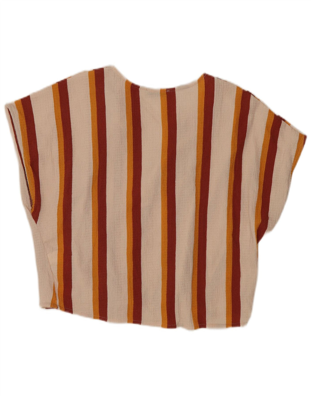 Женская блузка Zara Trafaluc Top UK 14, большой полиэстер в белую полоску