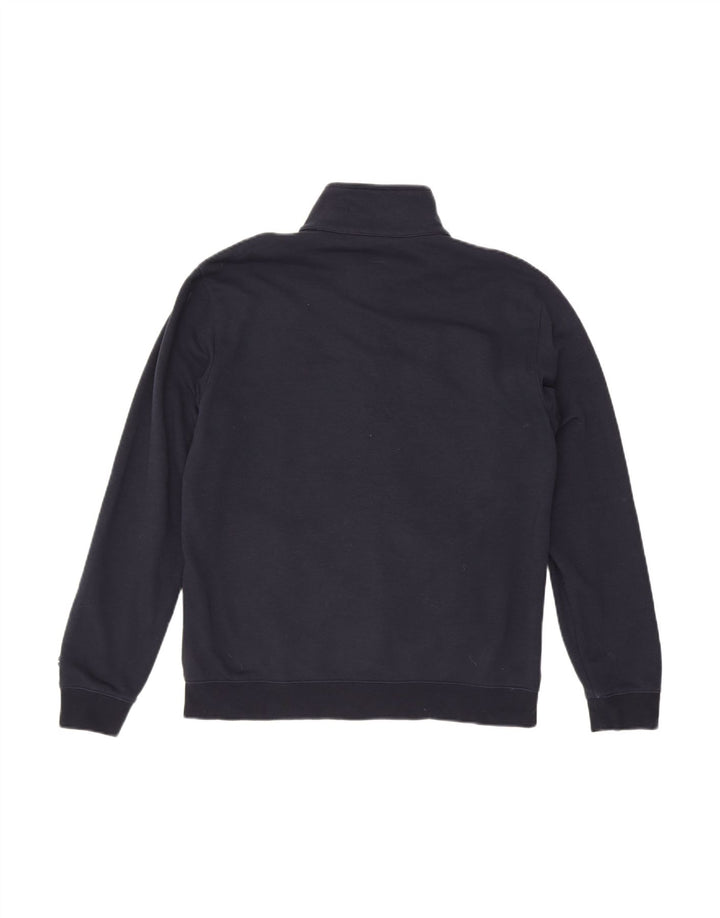 CHAMPION Mens Tracksuit Top Jacket Large Navy Blue Cotton