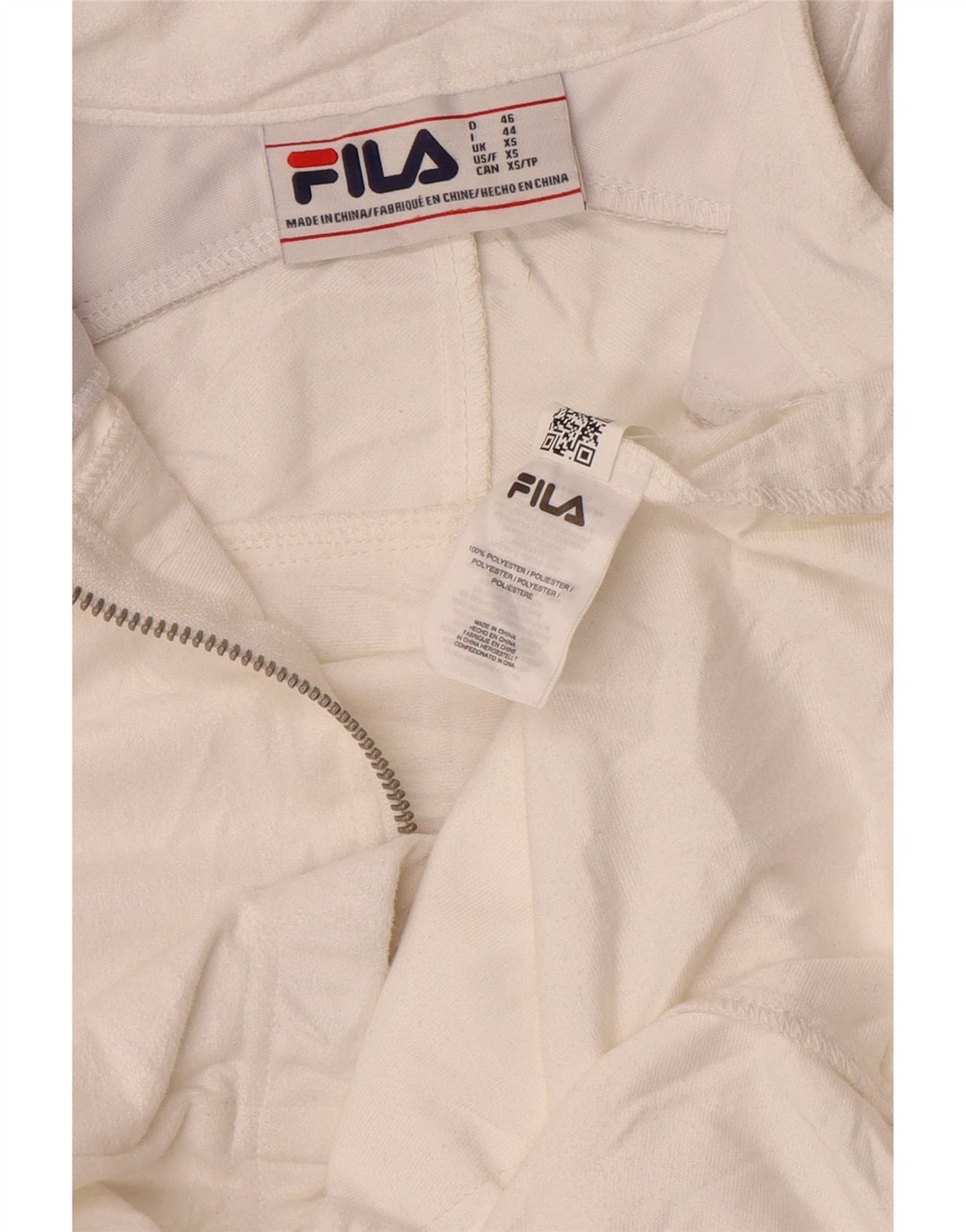 Fila Мужской спортивный костюм Top Jacket XS Белый Полиэстер