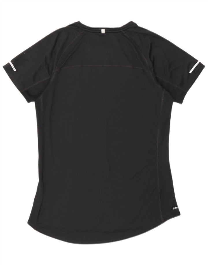 Женская футболка Nike Dri Fit Top UK 12, средний черный полиэстер