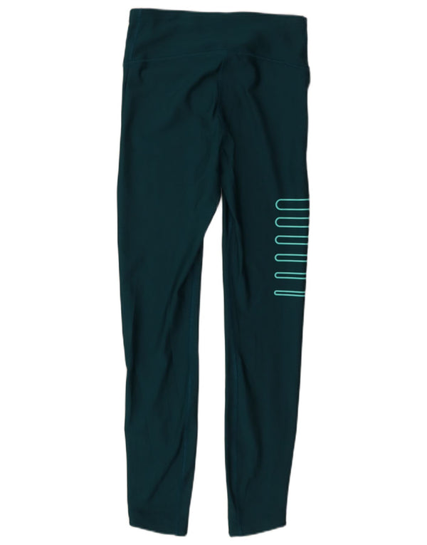 Женские леггинсы с рисунком Under Armour UK 12, средний бирюзовый полиэстер