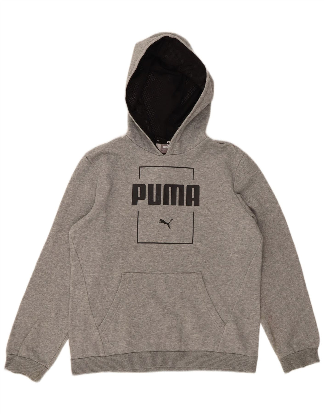 Худи с рисунком PUMA для мальчиков 13-14 лет, серый