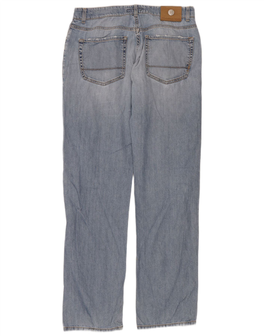 Женские прямые джинсы Trussardi W32 L34 синие, хлопок