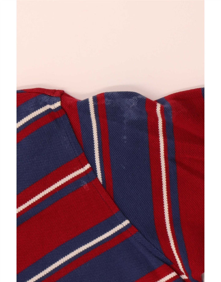 Мужская рубашка-поло Tommy Hilfiger, маленькая красная полоска, хлопок