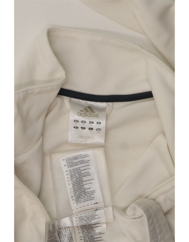 Мужской спортивный костюм ADIDAS, верхняя куртка, средний белый полиэстер с цветными блоками