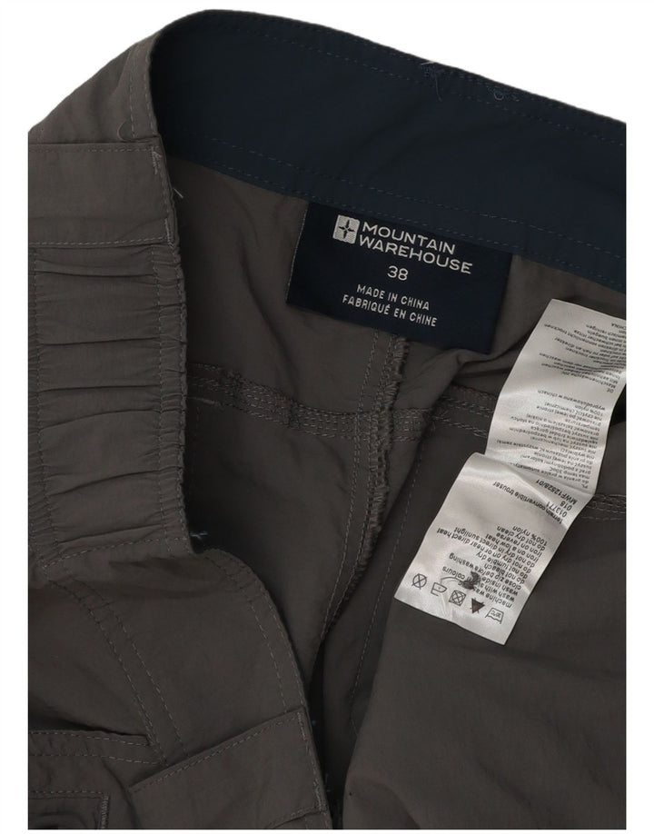 Мужские прямые брюки-карго Mountain Warehouse W38 L34, серый нейлон