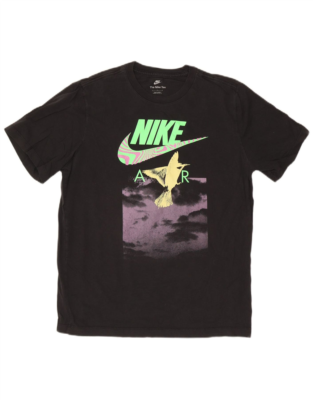 Мужская футболка с рисунком Nike, большой черный хлопок