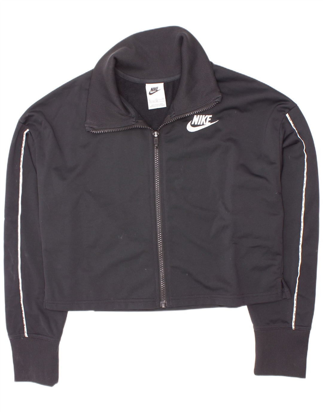 Спортивный костюм Nike для девочек, верхняя куртка 13–14 лет, XL, черный полиэстер