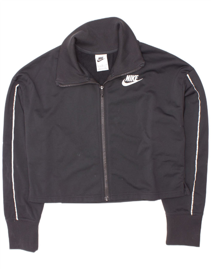 Спортивный костюм Nike для девочек, верхняя куртка 13–14 лет, XL, черный полиэстер