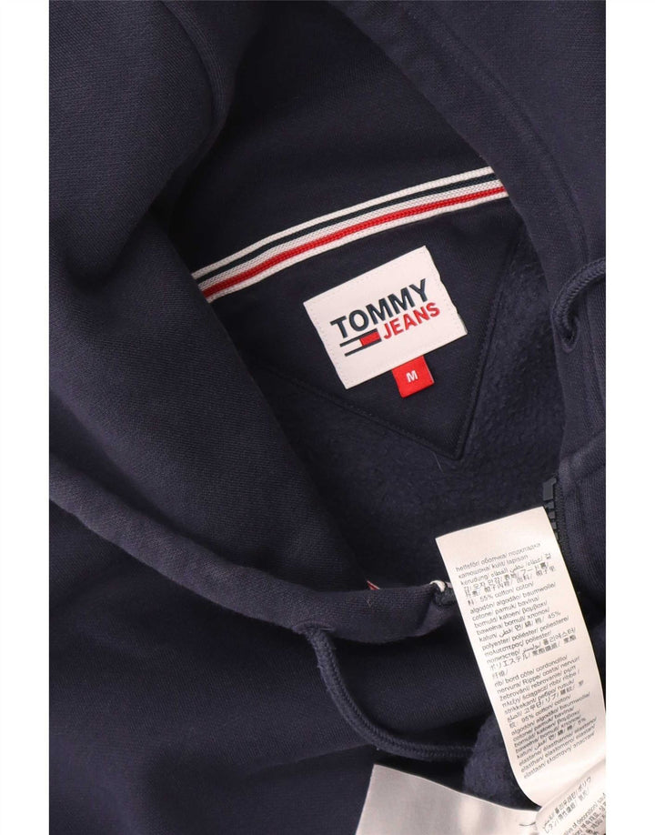 Мужской свитер с капюшоном на молнии Tommy Hilfiger, средний темно-синий, хлопок