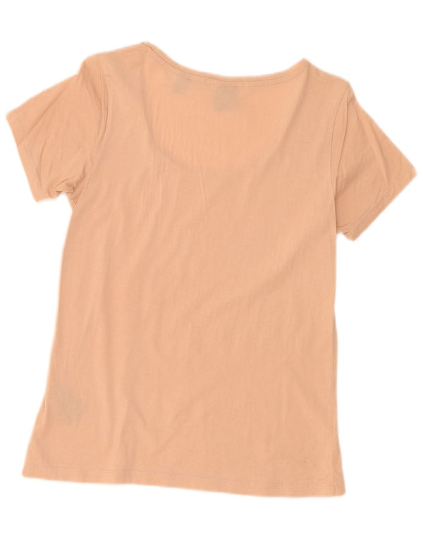 Женская футболка Maison Scotch Top UK 10, маленькая, бежевый хлопок