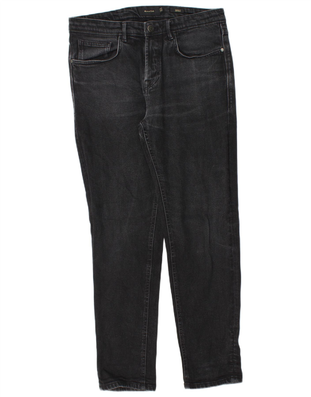 Мужские зауженные джинсы Massimo Dutti EU 40 Medium W31 L28 черные
