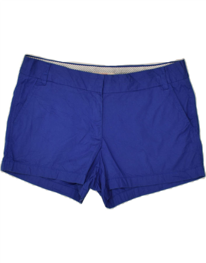J. CREW Womens Chino Shorts US 12 Large W36  Blue Cotton | Vintage J. Crew | Thrift | Second-Hand J. Crew | Used Clothing | Messina Hembry 
