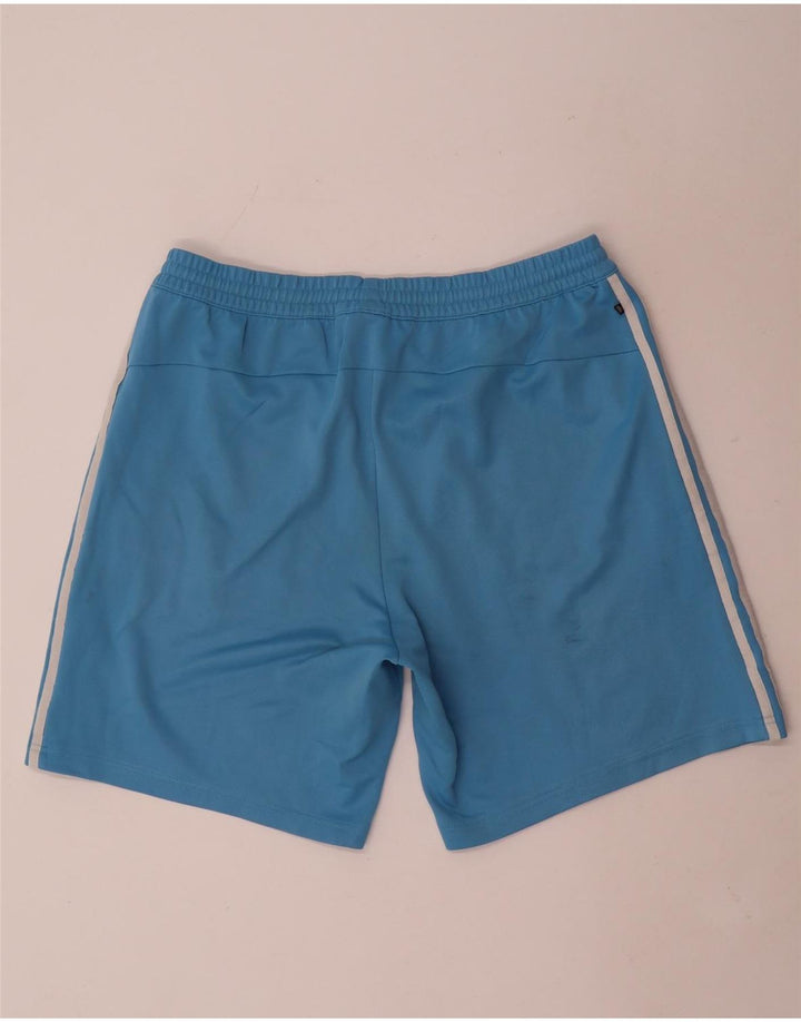 Мужские спортивные шорты Adidas XL синие из полиэстера