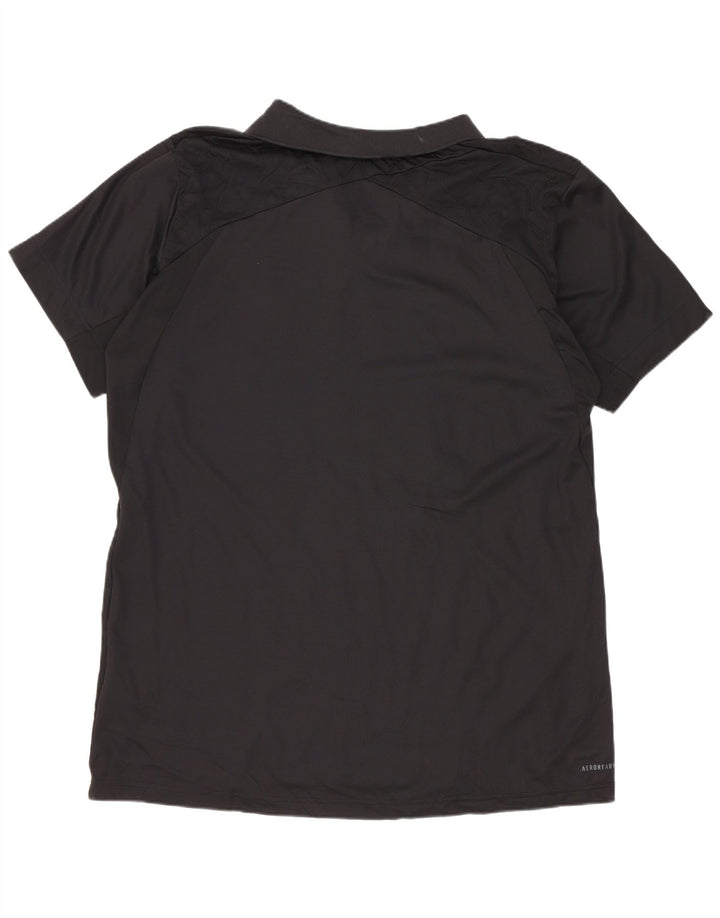 Мужская рубашка поло Adidas Aeroready XL, черный полиэстер