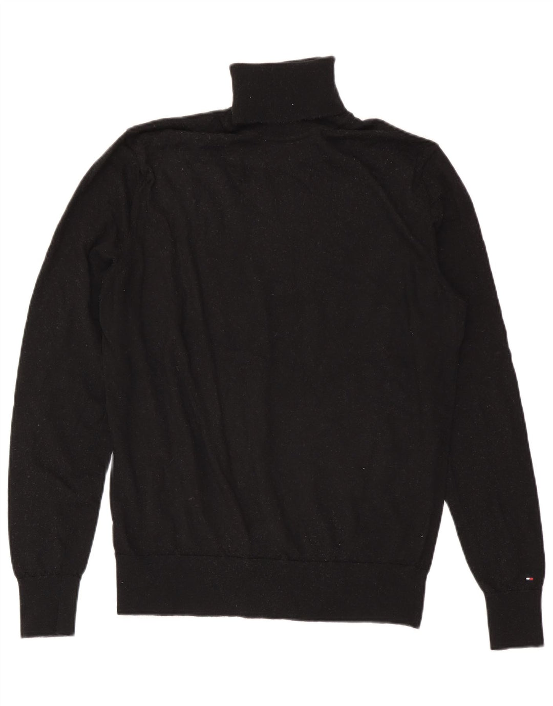 Мужской свитер Tommy Hilfiger с высоким воротником 2XL, черная шерсть