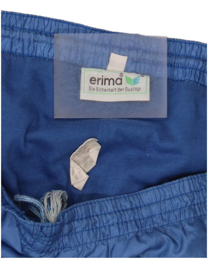 Мужские спортивные брюки Erima, брюки для бега, большие синие цветные блоки, полиамид