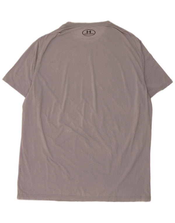 Мужская футболка с рисунком Under Armour Heat Gear, топ XL, серая