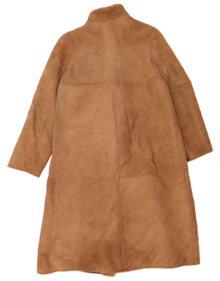 Винтажная женская дубленка IT 44 Medium Brown Leather