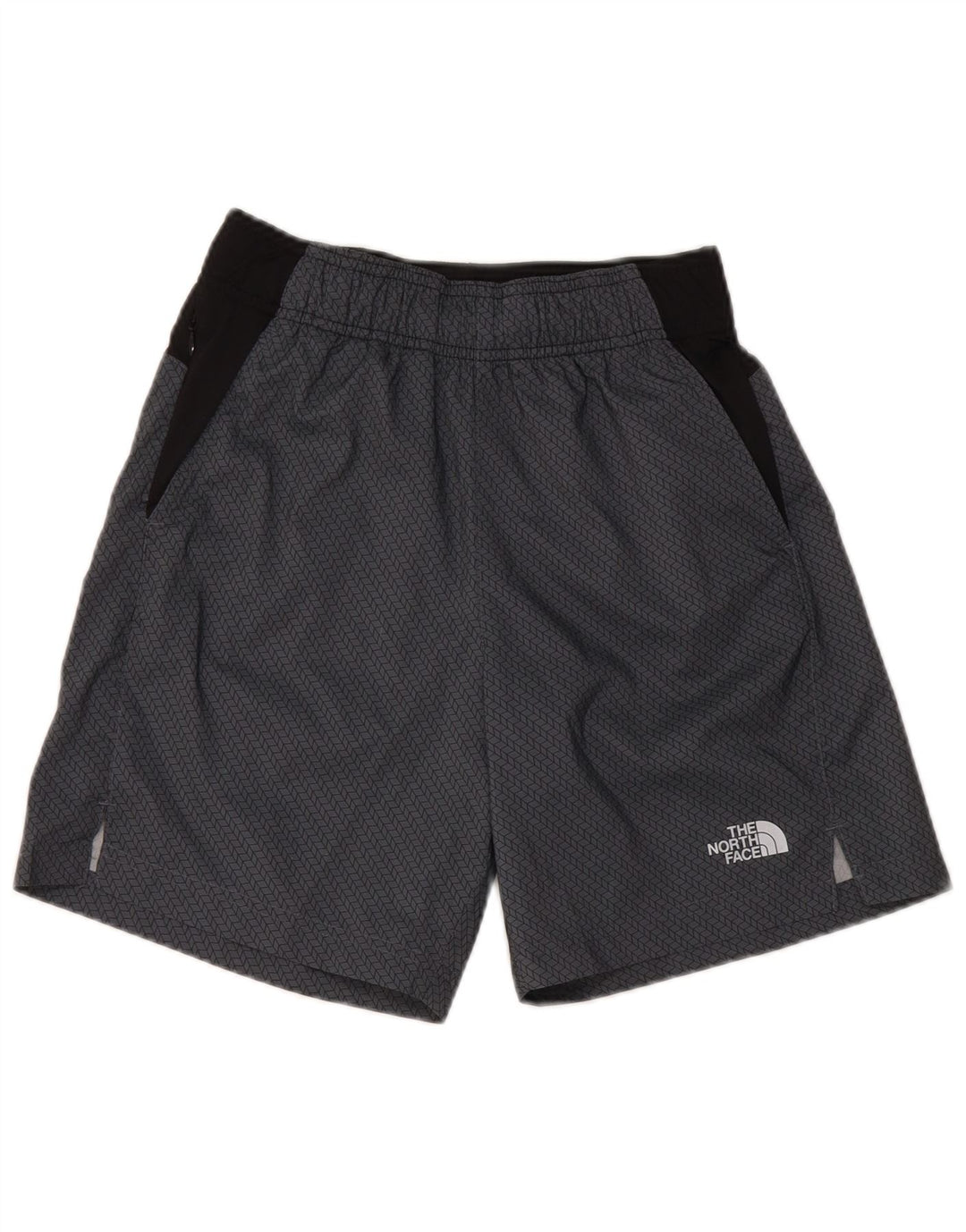 Мужские спортивные шорты THE NORTH FACE XS, серые, полиэстер с цветными блоками