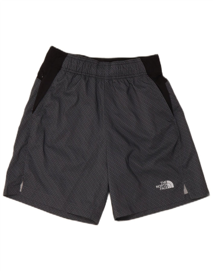 Мужские спортивные шорты THE NORTH FACE XS, серые, полиэстер с цветными блоками