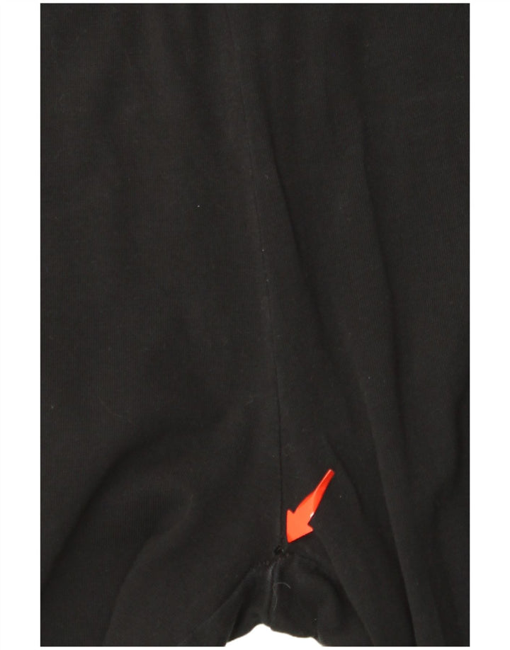 Женские спортивные брюки ASICS Брюки для бега UK 14 Средний черный хлопок