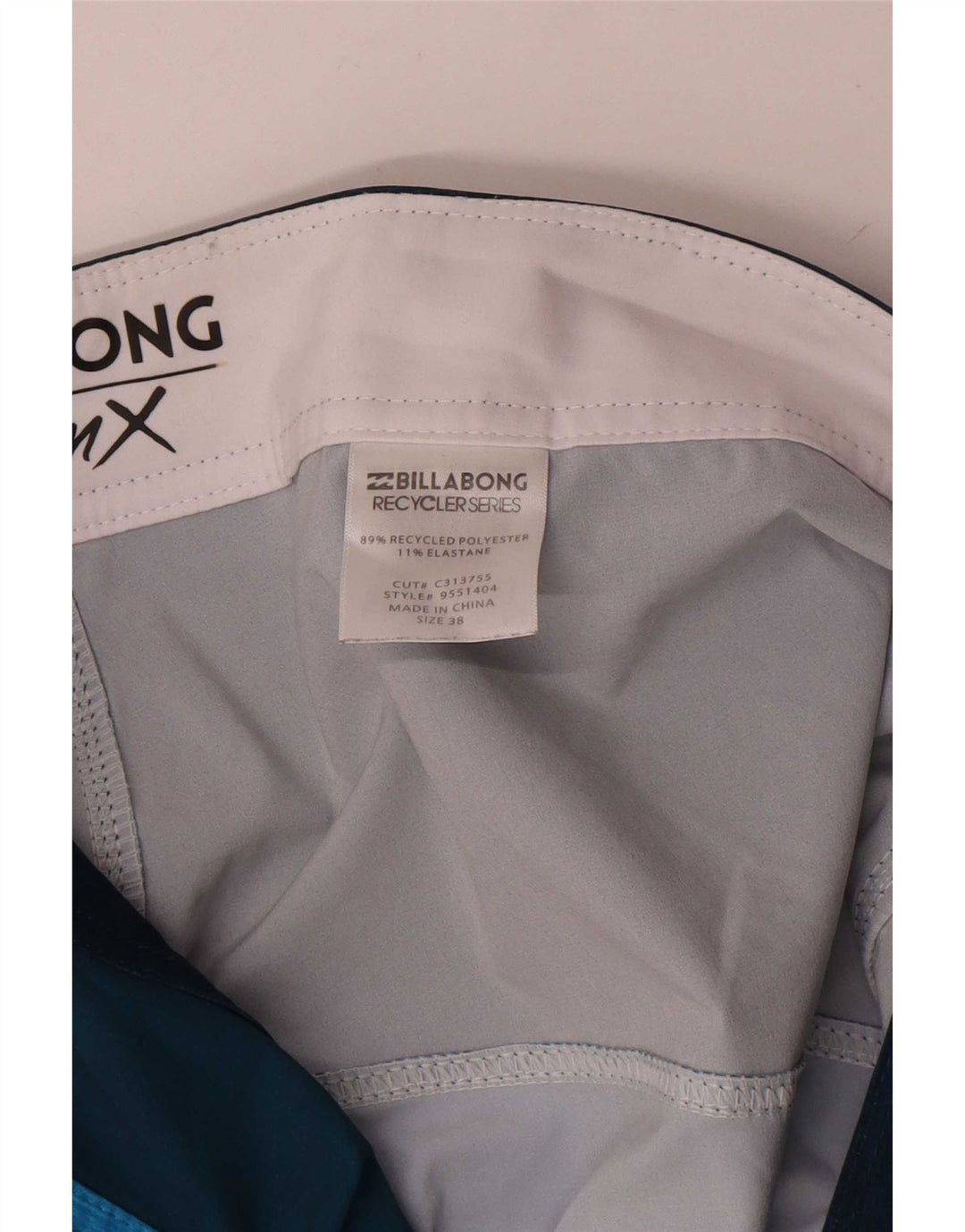 Мужские шорты для плавания Billabong XL, синие, полиэстер с цветными блоками